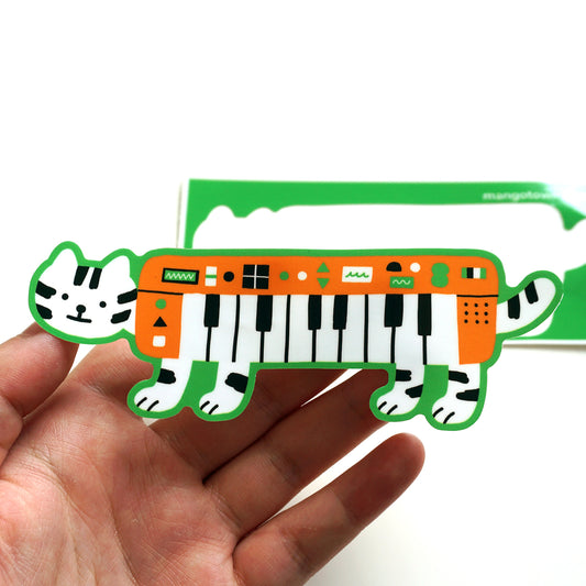 Keyboard Tiger Sticker