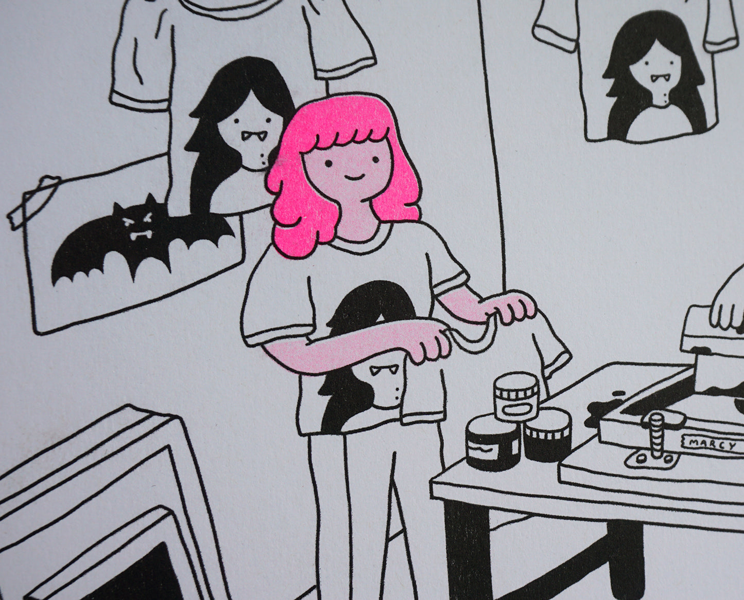 Screenprinting Print