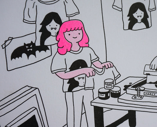 Screenprinting Print