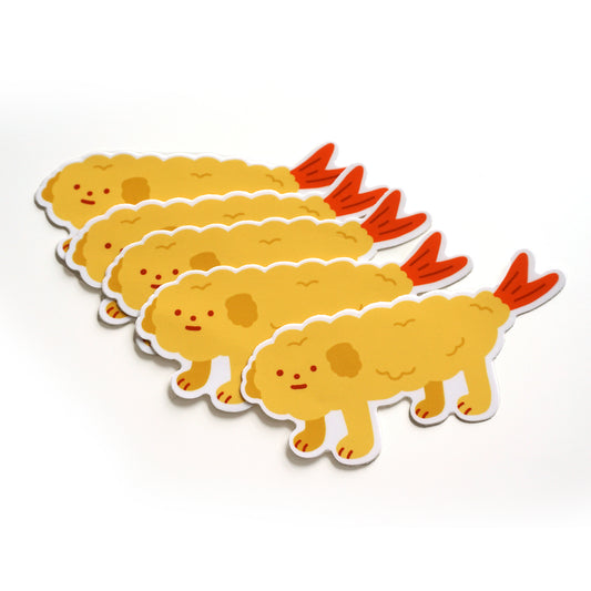 Shrimp Tempura Dog Sticker