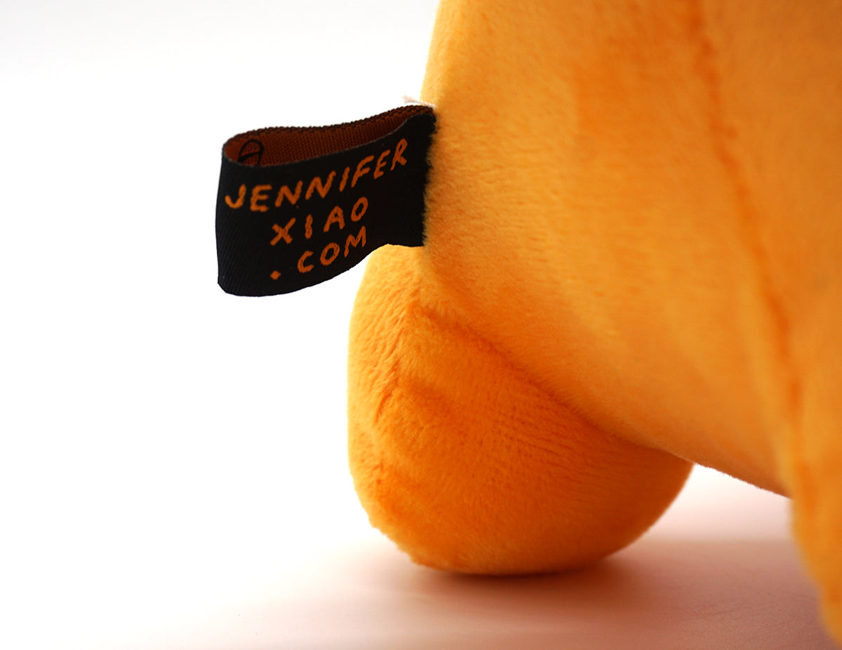 Big Cheese Puff Tiger Plush