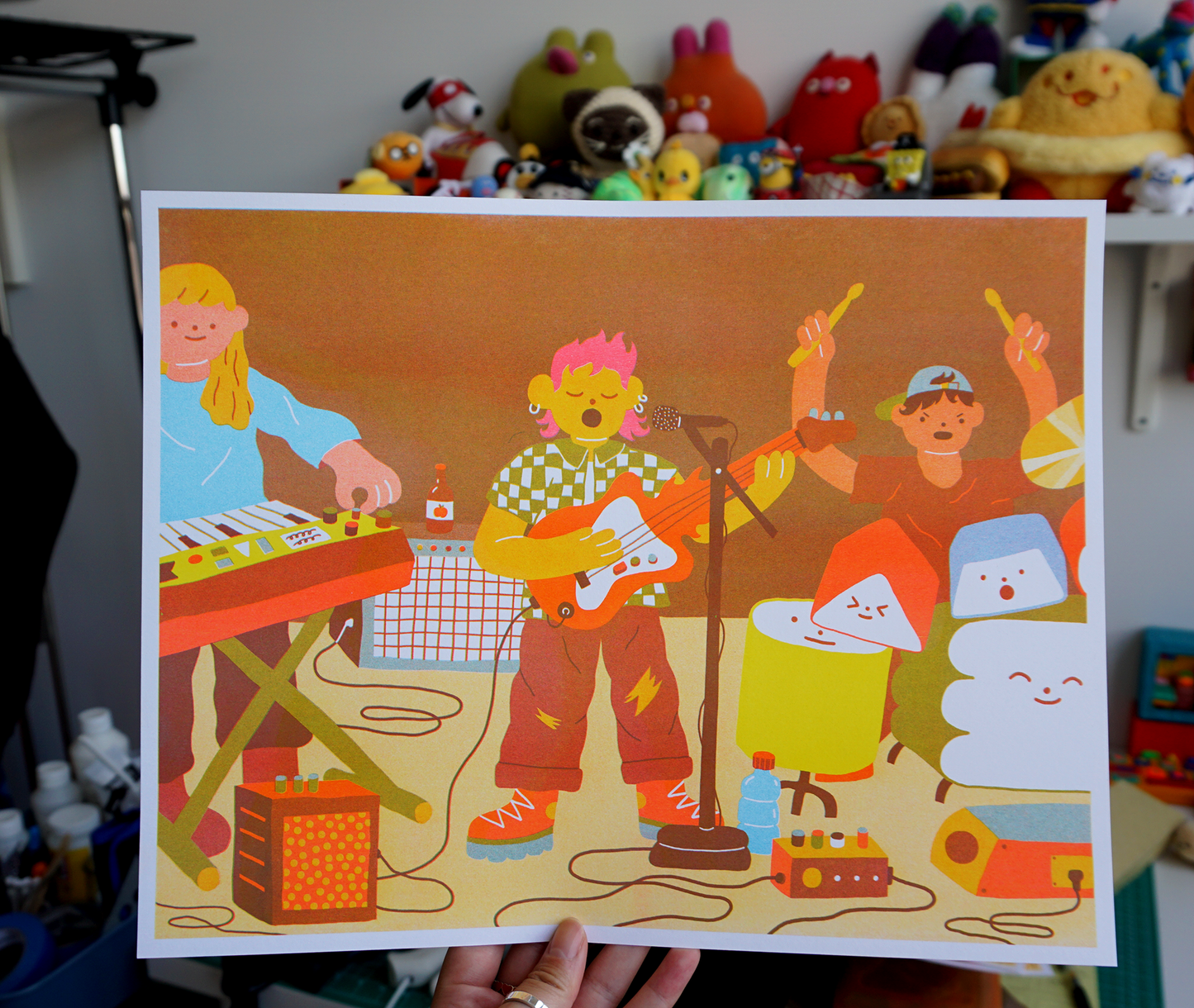 Band Riso Print