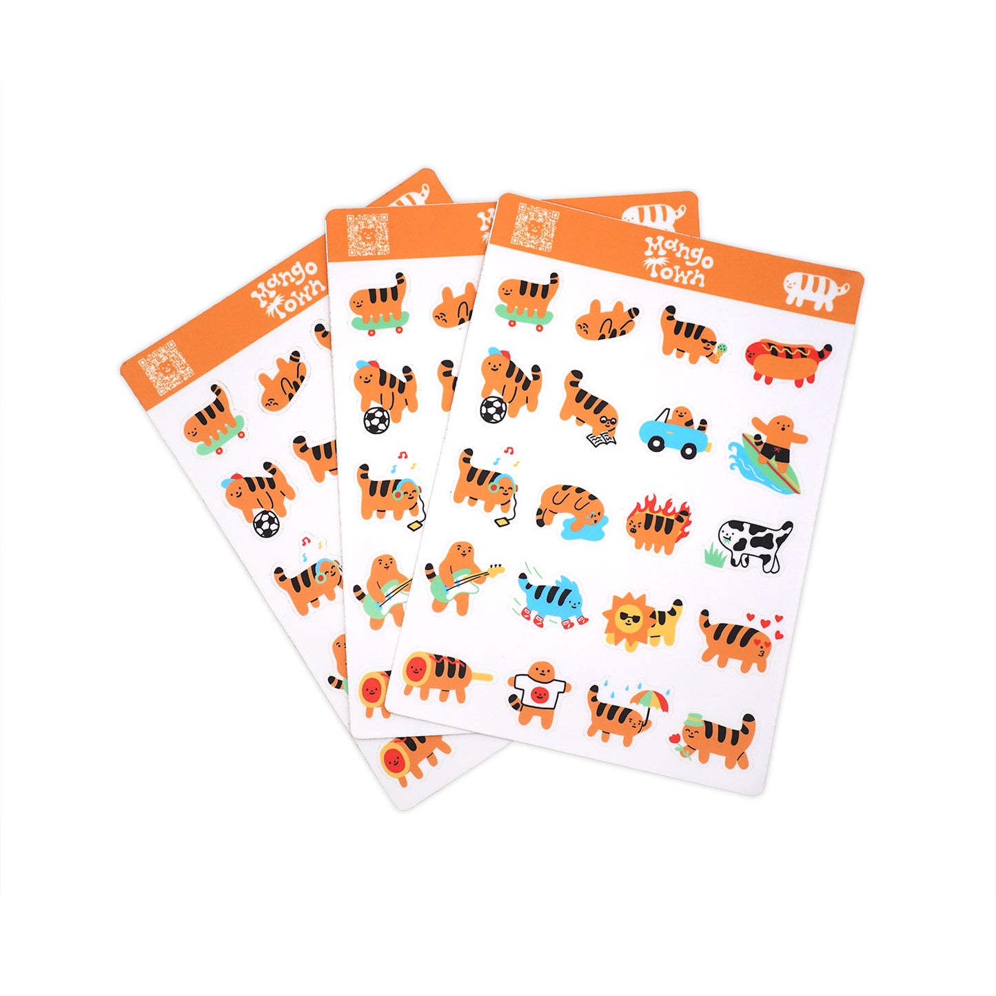 Cheese Puff Tiger Sticker Sheet