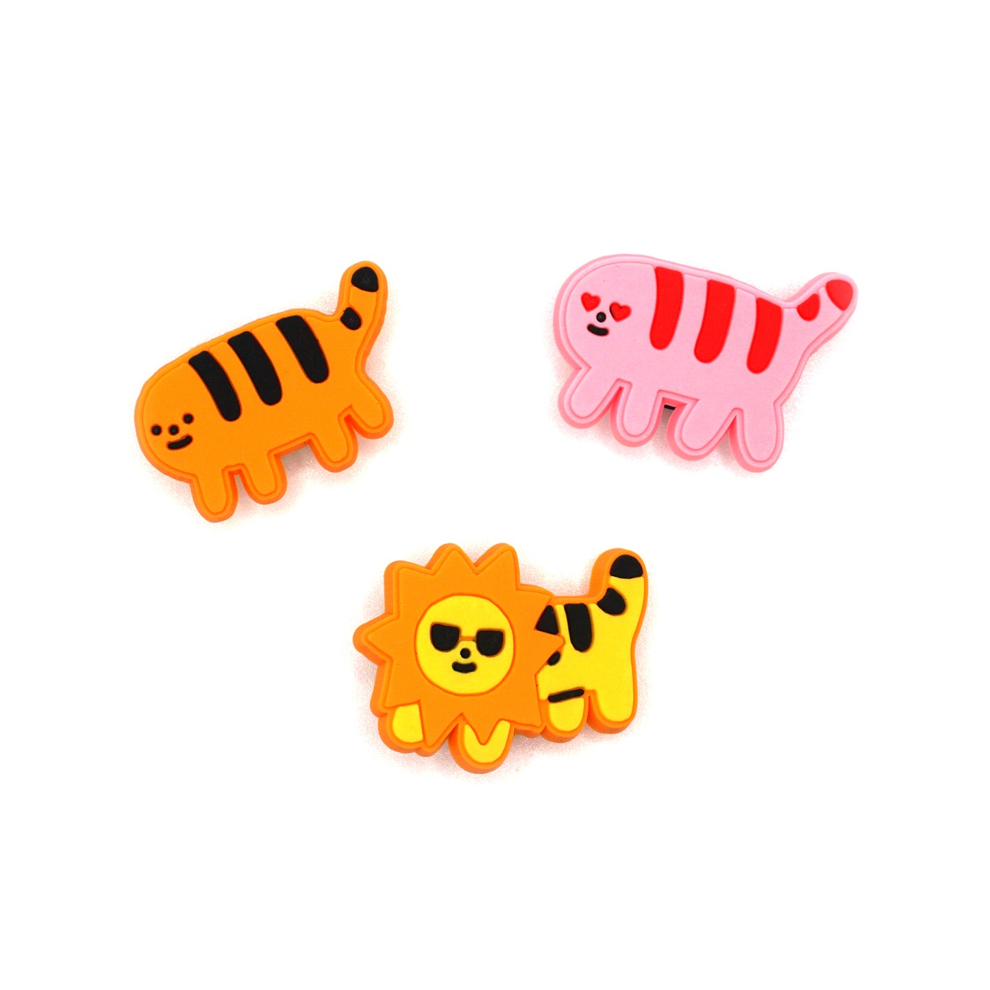Shoe Charms (Cheese, Heart, Sun Puff Tigers)