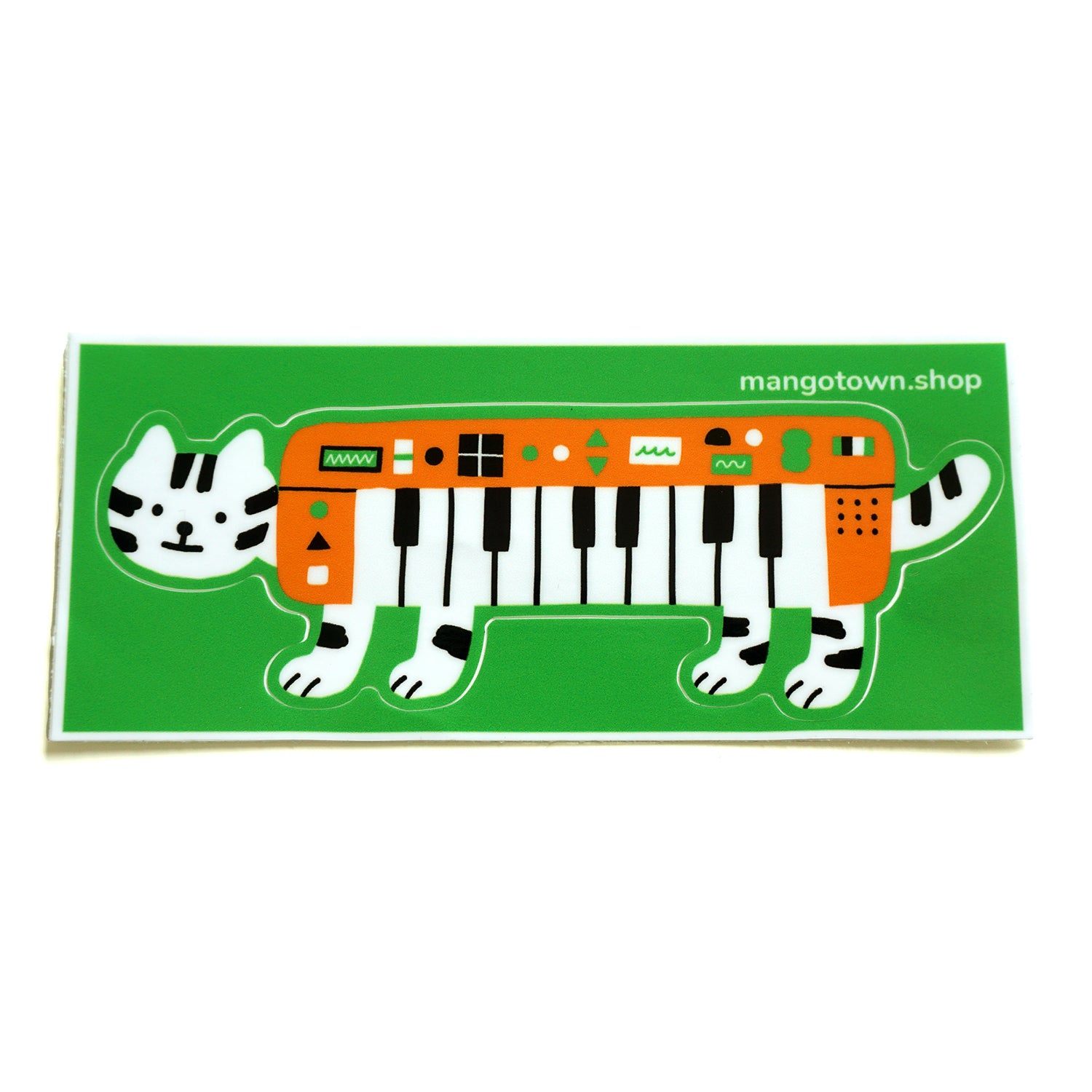 Keybots Tiger Keyboard Tiger Sticker – Mango Town