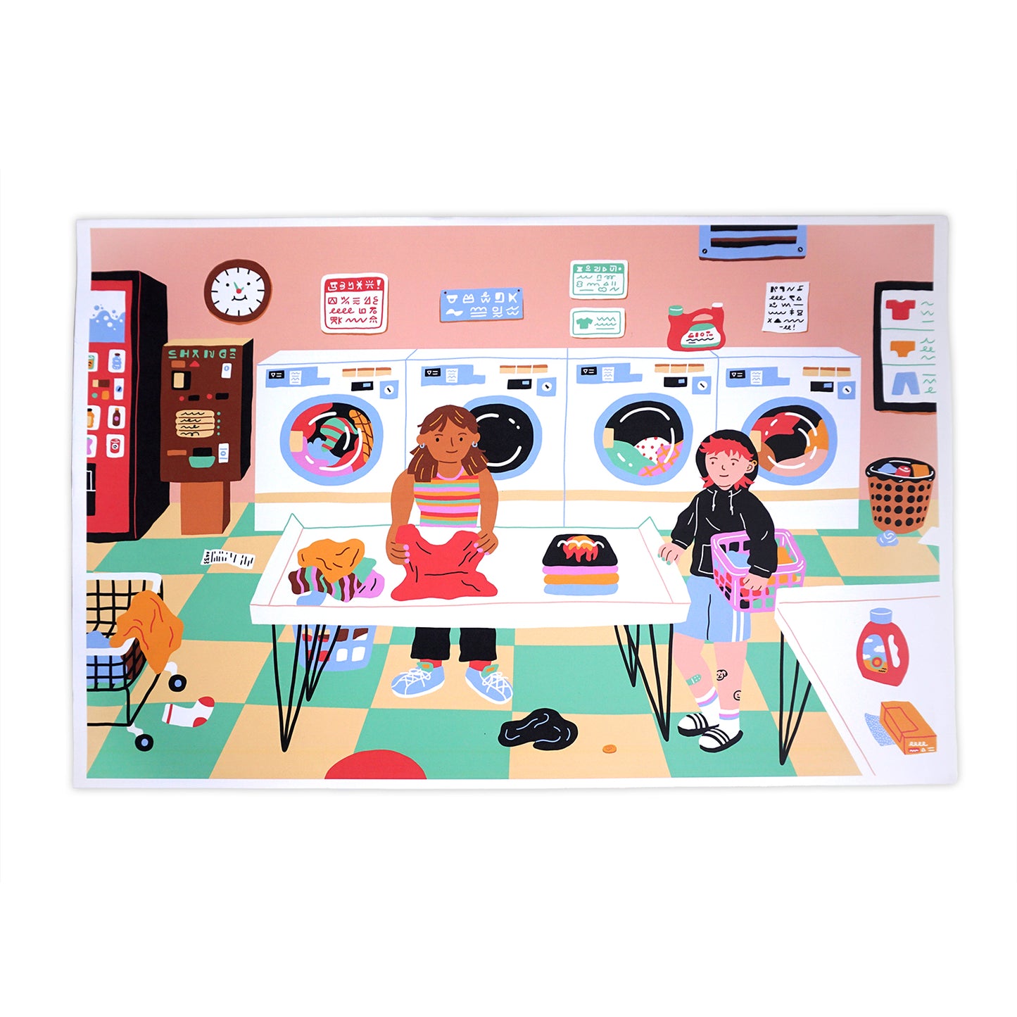 Laundromat Print