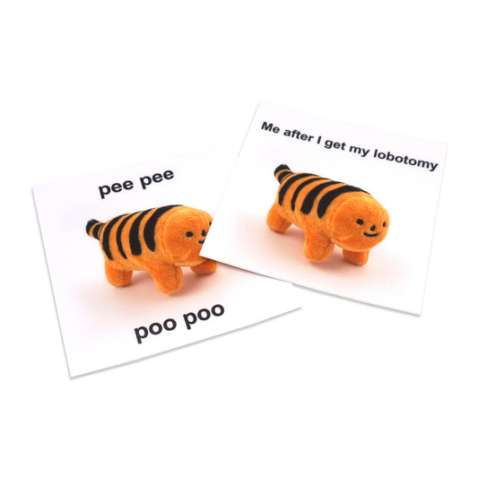 Lobotomy and Peepee Sticker Pack