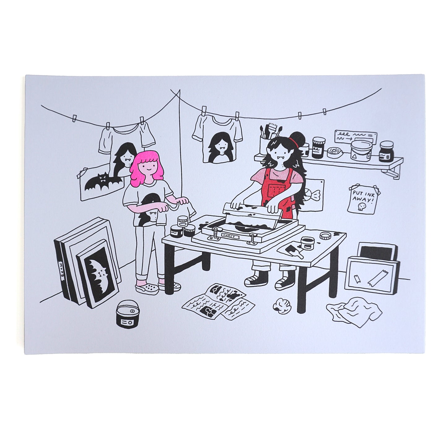 Screenprinting Print