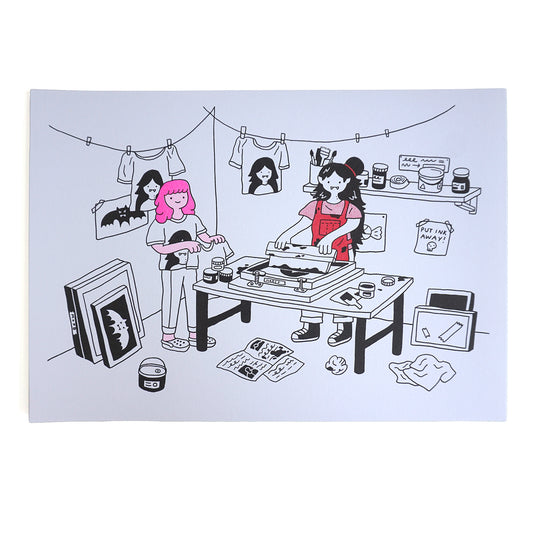 Screenprinting Print