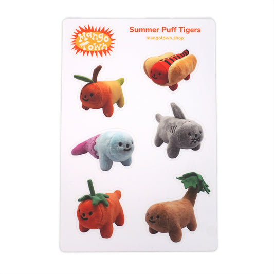 Summer Puffs Sticker Sheet