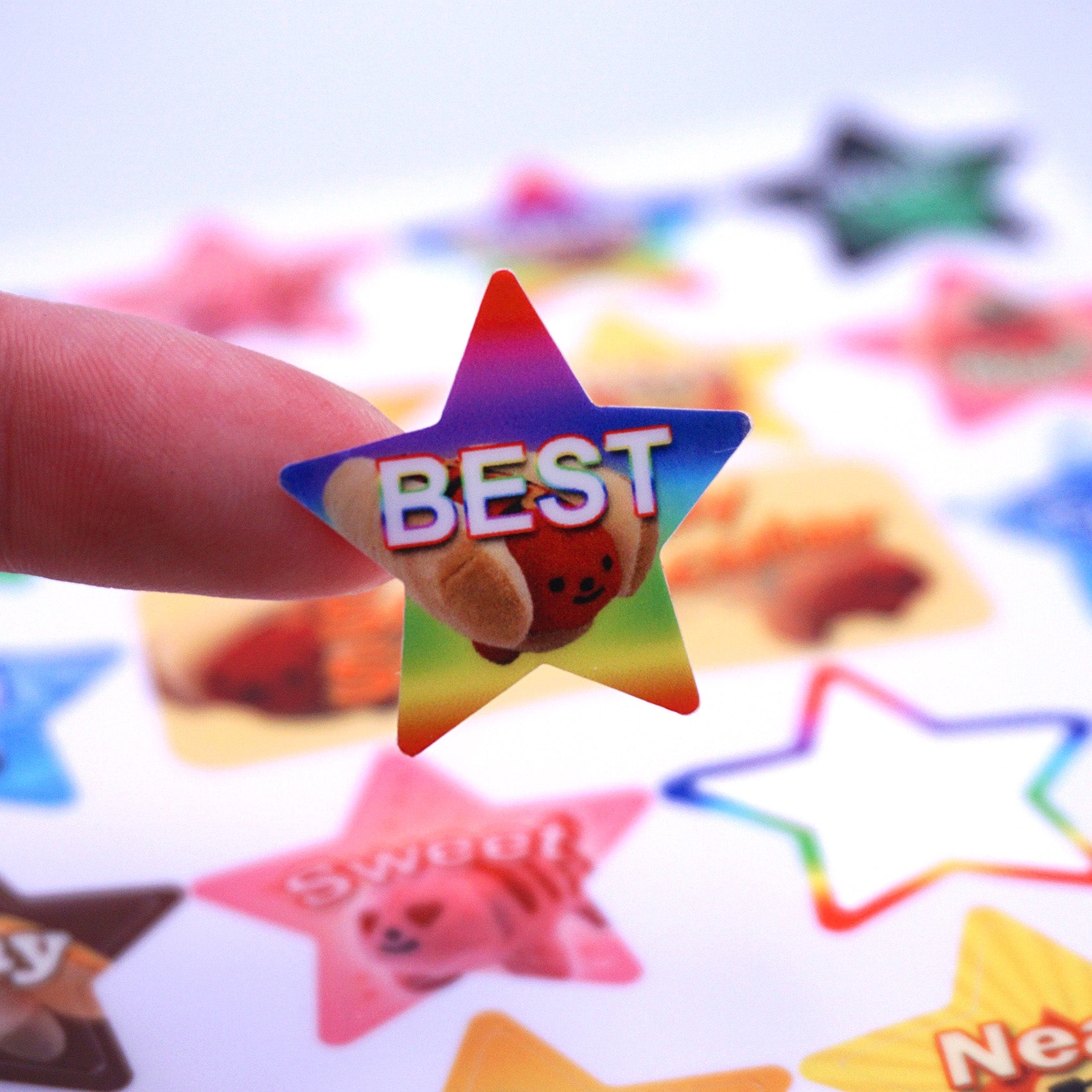 Stars Sticker Sheet – Mango Town