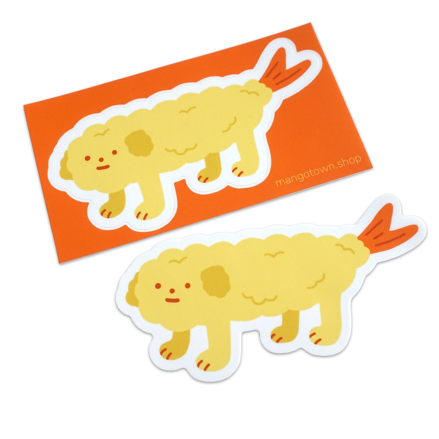 Shrimp Tempura Dog Sticker