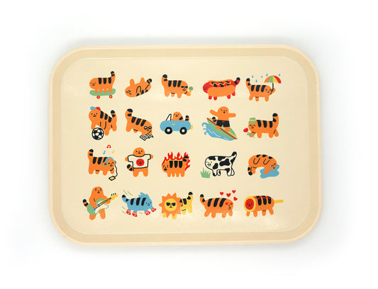 Cheese Puff Tiger Tray